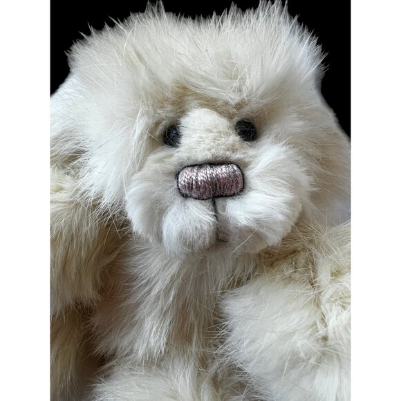 Bunny Rabbit COA Reclaimed Lapin White  Fur Rabbit “Beamer” by Christine Healey - Picture 10 of 10